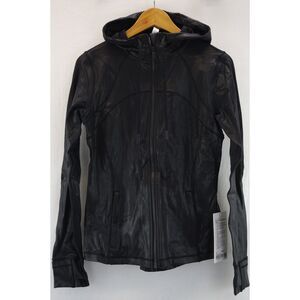 NWT lululemon Hooded Define Jacket *Shine | sz 10, RXFB Radiate Foil Black